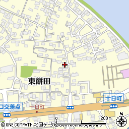 鹿児島県姶良市東餅田582-1周辺の地図