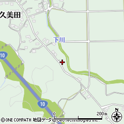 鹿児島県霧島市隼人町野久美田892周辺の地図