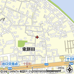 鹿児島県姶良市東餅田581-3周辺の地図