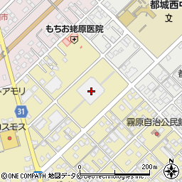 宮崎県都城市蓑原町8165周辺の地図