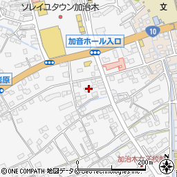 鹿児島県姶良市加治木町木田419周辺の地図