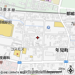 宮崎労働局年見宿舎周辺の地図