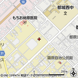 宮崎県都城市蓑原町8196周辺の地図