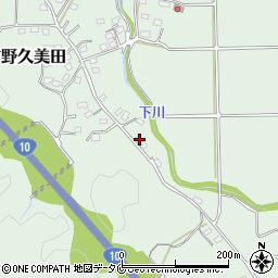 鹿児島県霧島市隼人町野久美田897周辺の地図