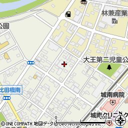 九南椎茸市場直売店周辺の地図