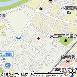 九南椎茸市場直売店周辺の地図