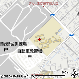 宮崎県立都城さくら聴覚支援学校周辺の地図