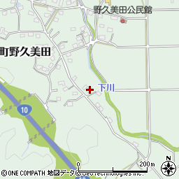 鹿児島県霧島市隼人町野久美田899周辺の地図