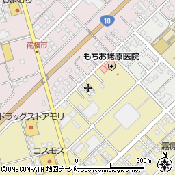 宮崎県都城市蓑原町8247周辺の地図