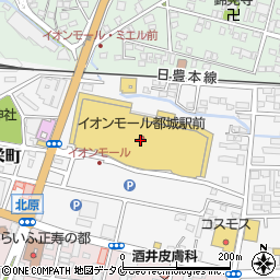 ビビン亭　イオンモール都城駅前店周辺の地図