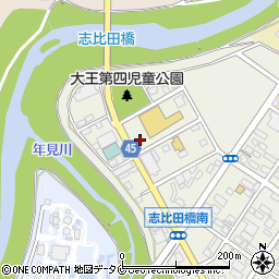 大三ミート産業株式会社　ダイレックス大王店周辺の地図
