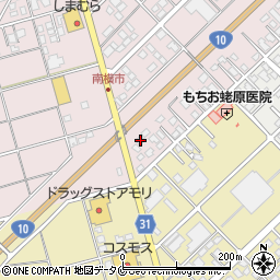 宮崎県都城市南横市町8283-1周辺の地図