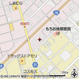 宮崎県都城市南横市町8281周辺の地図