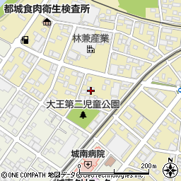 〒885-0021 宮崎県都城市平江町の地図