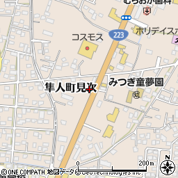 鹿児島県霧島市隼人町見次1074周辺の地図