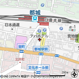 リック都城駅前店周辺の地図