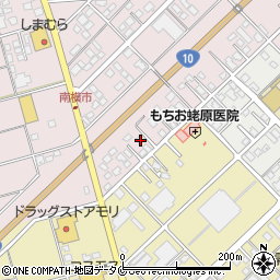 宮崎県都城市南横市町8279-4周辺の地図
