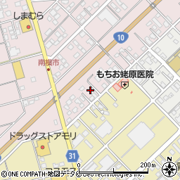 宮崎県都城市南横市町8279周辺の地図