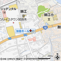 錦江フラッツ周辺の地図