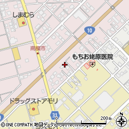 宮崎県都城市南横市町8279-3周辺の地図