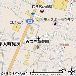 鹿児島県霧島市隼人町見次1163周辺の地図