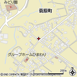 宮崎県都城市蓑原町1872-4周辺の地図