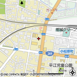 仏跳麺 都城店周辺の地図