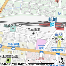 日本通運株式会社都城支店周辺の地図