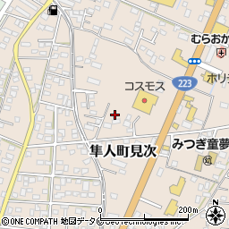 鹿児島県霧島市隼人町見次1025周辺の地図