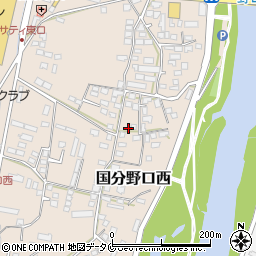 鹿児島県霧島市国分野口西15周辺の地図