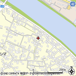 鹿児島県姶良市東餅田685-2周辺の地図