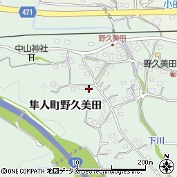 鹿児島県霧島市隼人町野久美田981周辺の地図