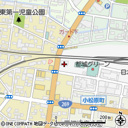 サイクルベースあさひ都城店周辺の地図