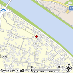 鹿児島県姶良市東餅田685-10周辺の地図