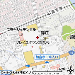 マンガ倉庫　加治木店周辺の地図