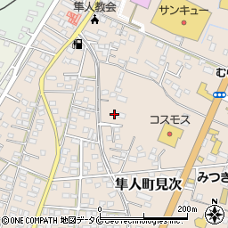 Ａ霧島市・害獣害鳥駆除　２４Ｘ３６５安心受付センター周辺の地図