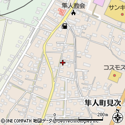 鹿児島県霧島市隼人町見次912周辺の地図