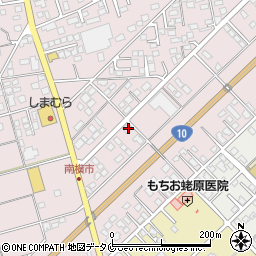 宮崎県都城市南横市町8316-2周辺の地図