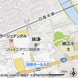 鹿児島県姶良市加治木町反土3168周辺の地図