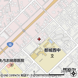 宮崎県都城市南横市町7779周辺の地図