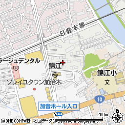 鹿児島県姶良市加治木町反土3166周辺の地図