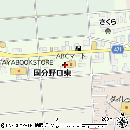 鹿児島県霧島市国分野口東5周辺の地図