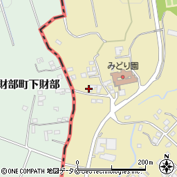 宮崎県都城市蓑原町1653-4周辺の地図