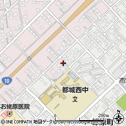 宮崎県都城市南横市町7783周辺の地図