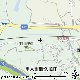 鹿児島県霧島市隼人町野久美田347周辺の地図