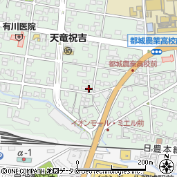 宮崎県都城市千町5256周辺の地図