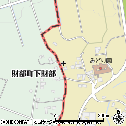 宮崎県都城市蓑原町1652-1周辺の地図