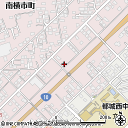 宮崎県都城市南横市町7900-2周辺の地図