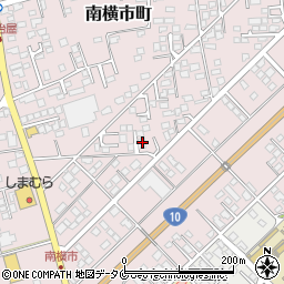 宮崎県都城市南横市町3687-20周辺の地図