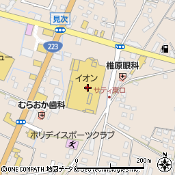 芳香園隼人国分サティ店周辺の地図